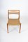 Model 78 Chairs with Paper Mesh by Niels O. Møller, Set of 4 2
