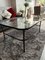 Vintage Coffee Table with Glass Top 2