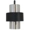 Silver and Black Cylinder Pendant Lamp 5