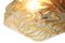 Amber Glass Krysantemum Ceiling Light 7
