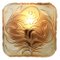 Amber Glass Krysantemum Ceiling Light 5