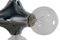Space Age Molecule-Shaped Ceiling Lamp with Chromed Plastic Casing 5