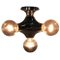Space Age Molecule-Shaped Ceiling Lamp with Chromed Plastic Casing 8