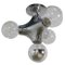 Space Age Molecule-Shaped Ceiling Lamp with Chromed Plastic Casing 1