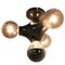 Space Age Molecule-Shaped Ceiling Lamp with Chromed Plastic Casing 2