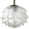Artichoke-Shaped Fjaerkost Hanging Lamp with Chromed Fixture 1