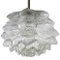 Artichoke-Shaped Fjaerkost Hanging Lamp with Chromed Fixture, Image 8
