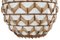Brown and White Siv Hanging Lamp 5