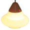 Milk Glass Mway Pendant Lamp with Plastic Shade 8