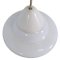 Milk Glass Mway Pendant Lamp with Plastic Shade 7