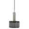 Pendant Lamp with Cylindrical Black Metal Shade from Schmahl & Schulz 1