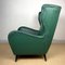 Italian Green Leather Armchair by Paolo Buffa, 1950s, Image 7