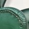Italian Green Leather Armchair by Paolo Buffa, 1950s 2