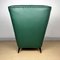 Italian Green Leather Armchair by Paolo Buffa, 1950s, Image 5