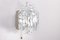 Large Wall Lamp with Ice Glass Made by J.T. Kalmar,1960s, Image 1