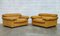Leather Erasmus Armchairs by Afra & Tobia Scarpa for B&b Italia 70s, Set of 2 1