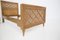 Single Bed and Bedside Table in Wood by Paolo Buffa, Set of 2 9