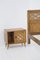 Single Bed and Bedside Table in Wood by Paolo Buffa, Set of 2 11
