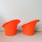 Skopa Easy Chairs by Ole Gjerlov-Knudsen & Torben Lind for Orth Plast and Ikea, 1970s, Set of 2 9