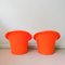 Skopa Easy Chairs by Ole Gjerlov-Knudsen & Torben Lind for Orth Plast and Ikea, 1970s, Set of 2 8