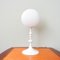 Lámpara de mesa Shine White Tulip de Temde, años 60, Imagen 1