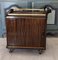 French Art Deco Bar Cart or Tea Trolley in Rosewood & Brass, 1940s 8