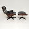 Armchair & Stool Charles Eames Herman Miller, 1960s, Set of 2 1