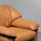 Brown Leather Armchairs, 1960s, Set of 2 5