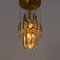 Mid-Century Italian Brass Chandelier with Crystal Globes, 1970s, Image 4