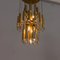 Mid-Century Italian Brass Chandelier with Crystal Globes, 1970s 6
