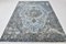 Large Vintage Blue Rug in Cotton & Wool, Image 3