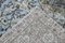 Grand Tapis Vintage Bleu en Coton et Laine 9