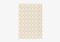 White Rectangle Textured Rug from Marqqa 1