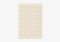 White Rectangle Textured Rug from Marqqa, Image 1