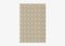 Taupe Rectangle Textured Rug from Marqqa 1