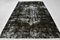 Tapis Vintage Noir en Coton et Laine 3