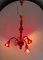 Red Murano Glass Chandelier from Seguso, Image 3