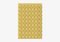 Mustard Rectangle Textured Rug from Marqqa 1