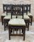 Early 20th Century Spanish Carved Oak Dining Chairs, Set of 6, Image 1