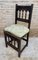 Early 20th Century Spanish Carved Oak Dining Chairs, Set of 6 8