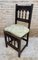 Early 20th Century Spanish Carved Oak Dining Chairs, Set of 6, Image 8