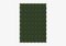 Dark Green Rectangle Textured Rug from Marqqa 1