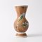 Wood Pattern Italian Vase from Fiamma, 1960s, Image 1