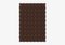 Tapis Texturé Rectangulaire Chocolat de Marqqa 1