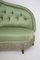 Italienisches Vintage Vintage Sofa aus Seidensatin 6