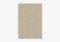 Taupe Rectangle Plain Rug from Marqqa, Image 1