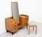 Moderner Art Deco Eichenholz Frisiertisch und Hocker von Gordon Russell, 2er Set 6