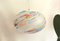 Vintage Italian Oval Primavera Ceiling Lamp in Pastel Swirl Murano, 1970s, Image 1