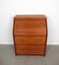 Danish Secretary in Teak with Roller Shutters from Dyrlund, 1960s 3