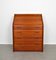 Danish Secretary in Teak with Roller Shutters from Dyrlund, 1960s 1